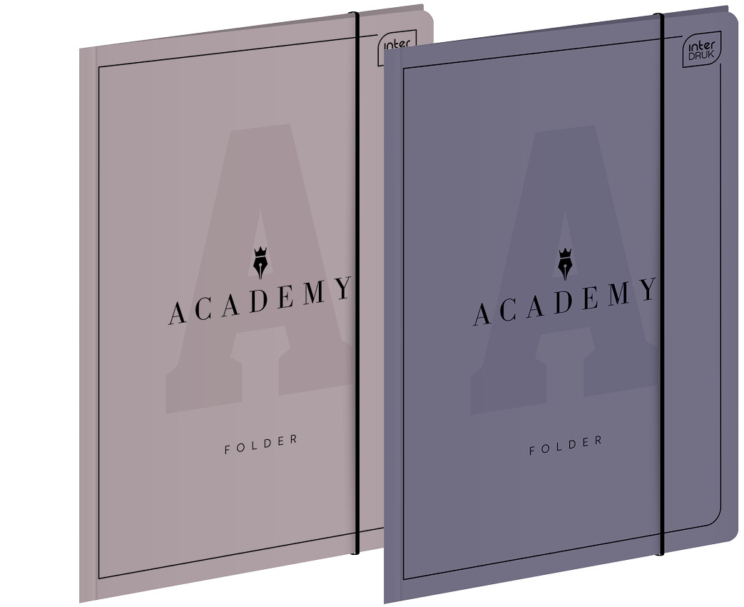 Teczka z gumką A4+ Academy Interdruk